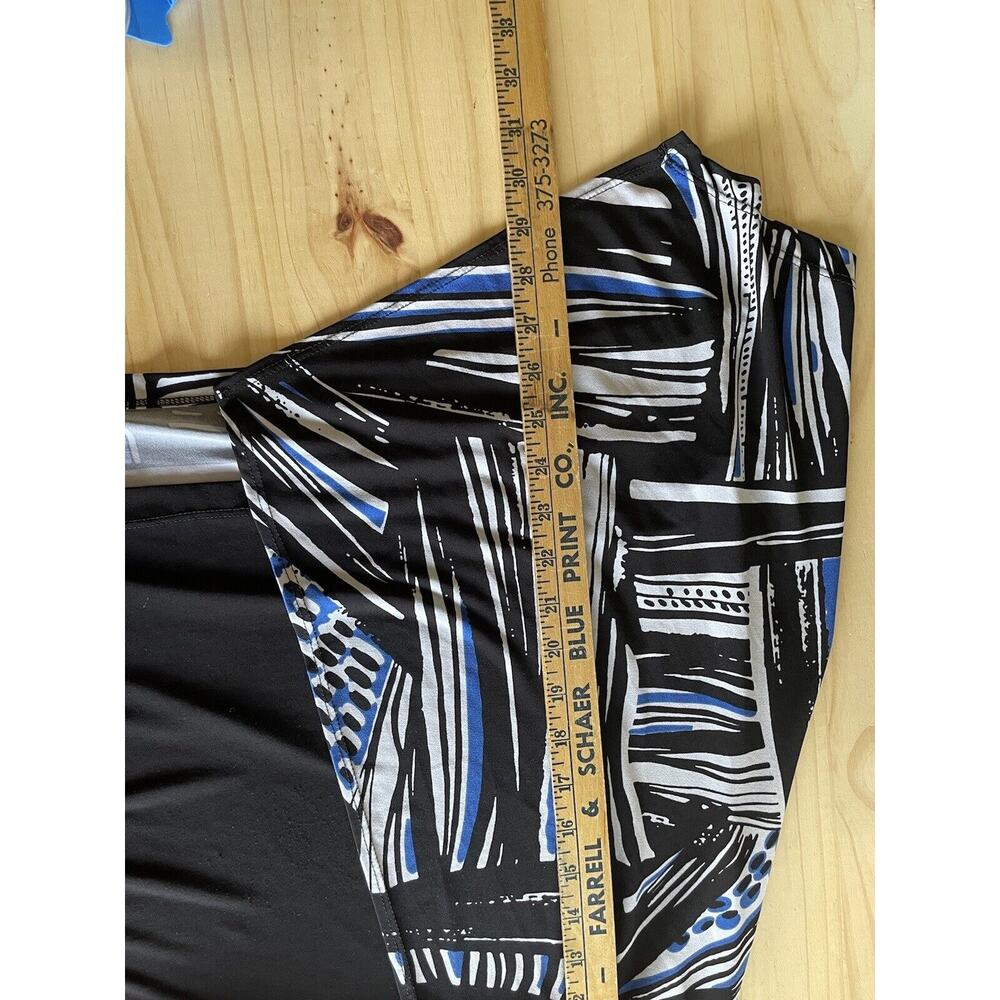 Chico's Black and Blue Patterned Tunic Top - Picture 11 of 13